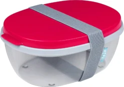 Mepal Saladbox Ellipse Rood 22,5 X 17,5 X 9,5 Cm