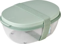 Mepal Saladbox Ellipse Groen 17,5 X 9,5 X 25,5 Cm